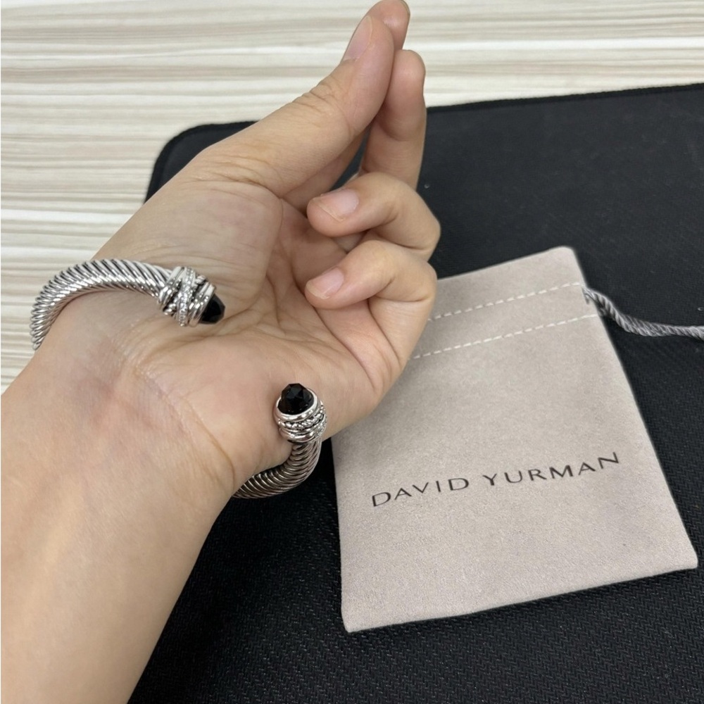 David Yurman Silver Cable-Twist Bracelet - Picture 3 of 5